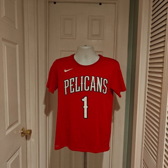 New Orleans Pelicans Zion Williamson Nike NBA Shirt Red Men's S Basketball - Picture 3 of 14
